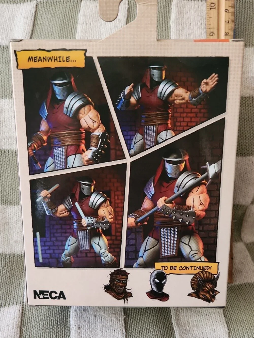 NECA TMNT Foot Enforcer Action Figure - Maroon & Gray